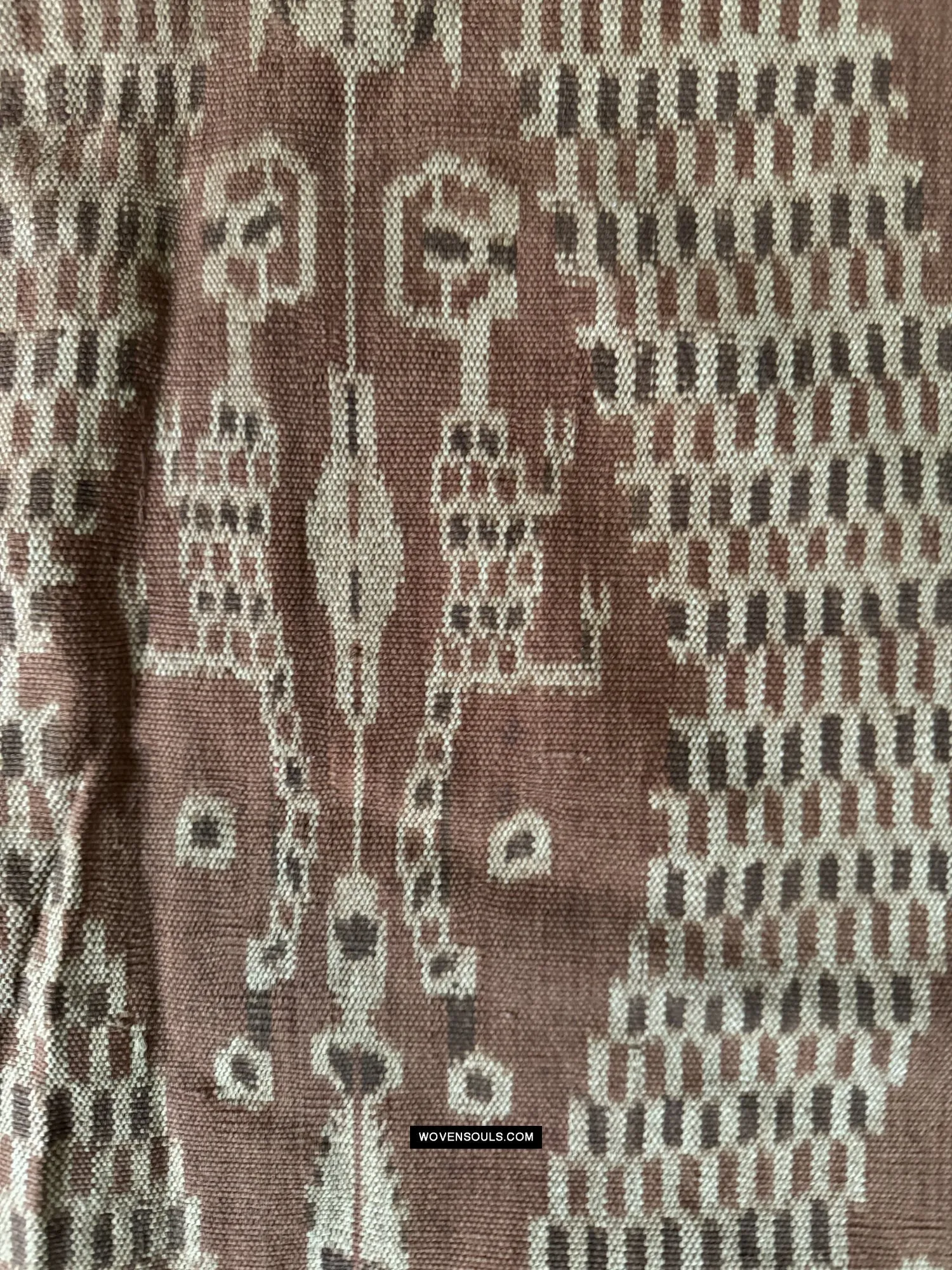 1847 Antique Iban Ceremonial Ikat - Serpent