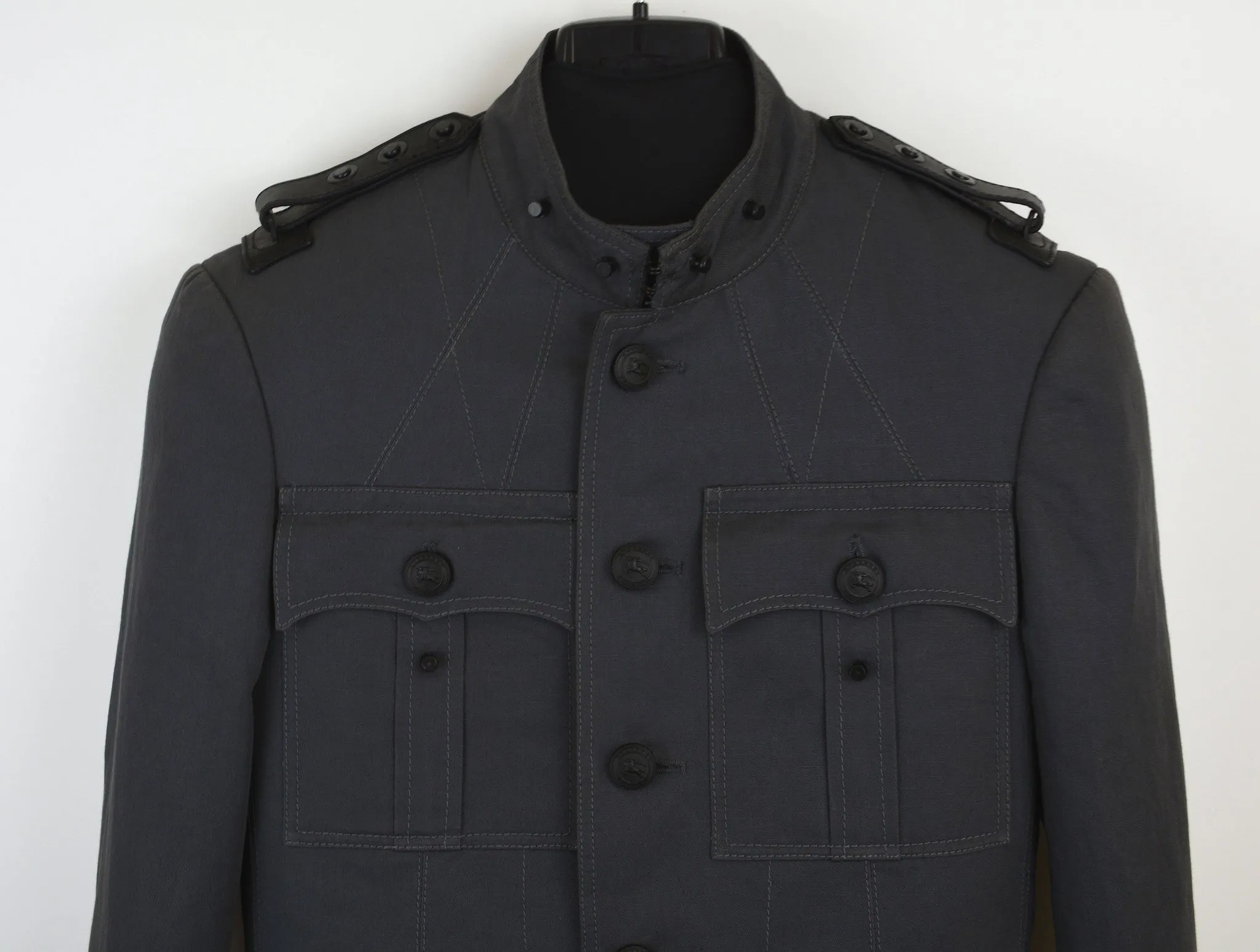 2011 Parade Jacket with Leather and Metal Details