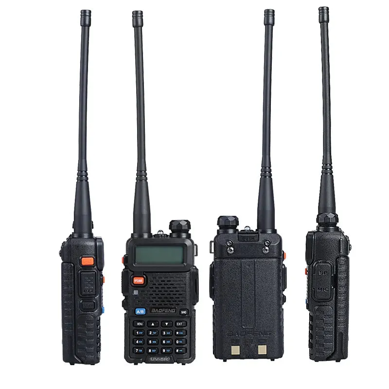 2pcs Baofeng Original UV5R Walkie Talkie Dual Band 136-174Mhz 400-520Mhz Portable BF UV-5R 8W Two Way Radio Pofung Transceiver