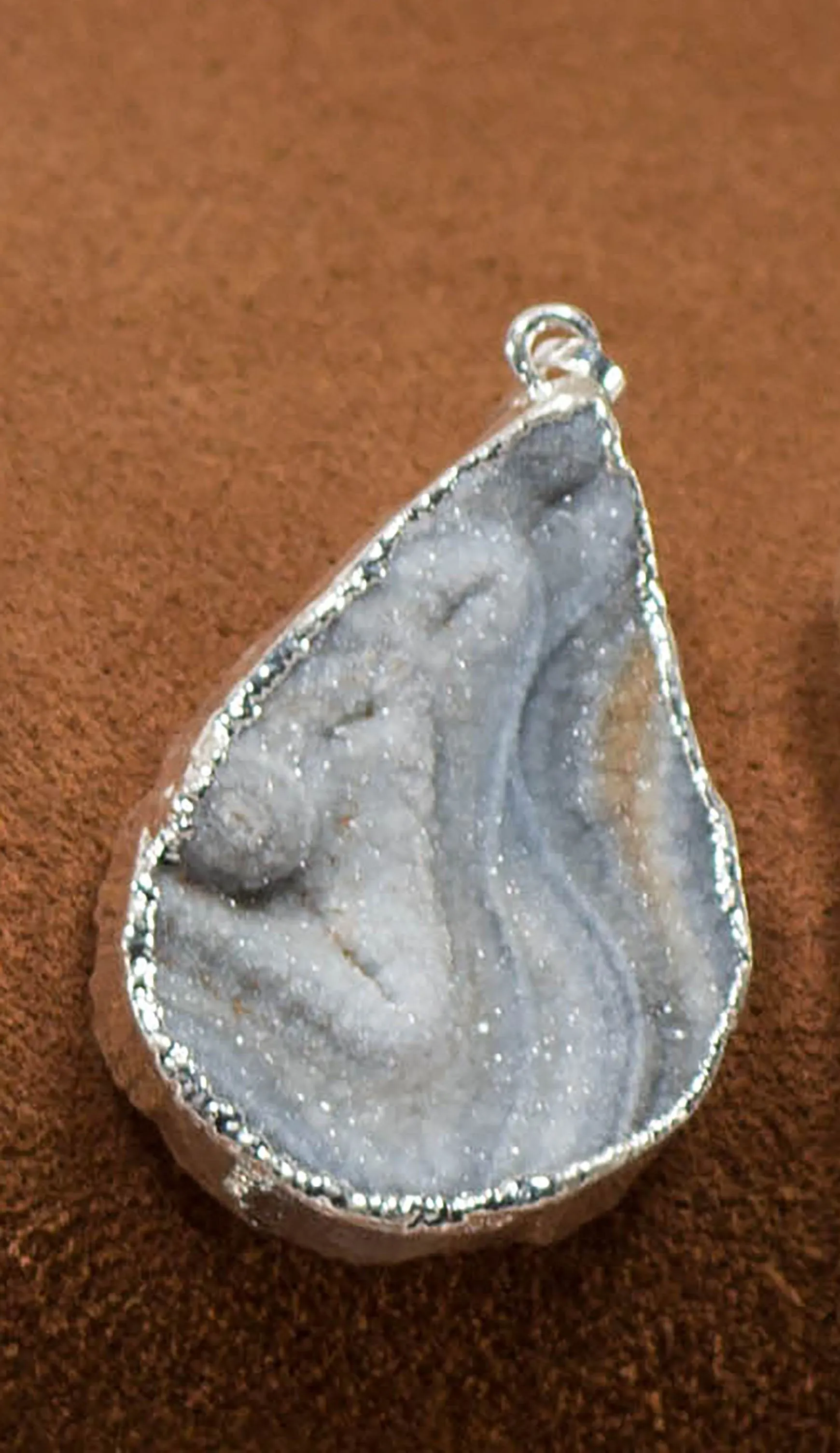 Agate Sculpture Pendants