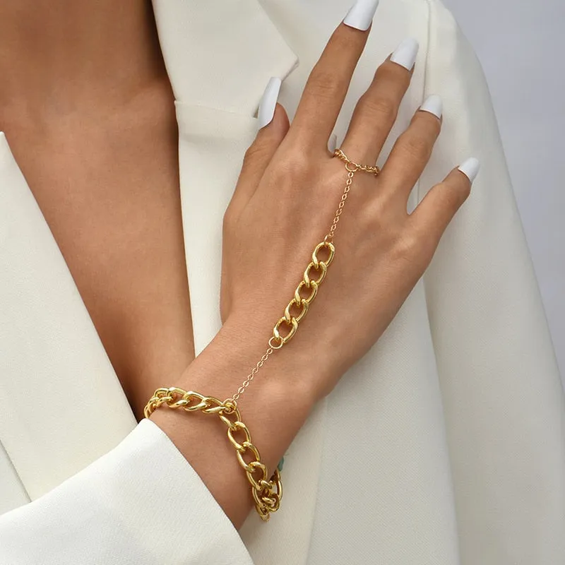 Aiyana Chain Link Rings