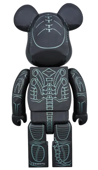 Alien Warrior 1000% Bearbrick by Medicom Toy