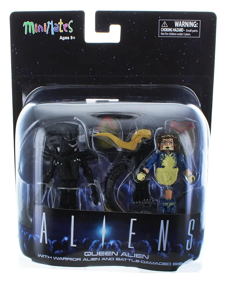 Aliens Deluxe Minimates Set of 2, Queen Alien & Power Loader