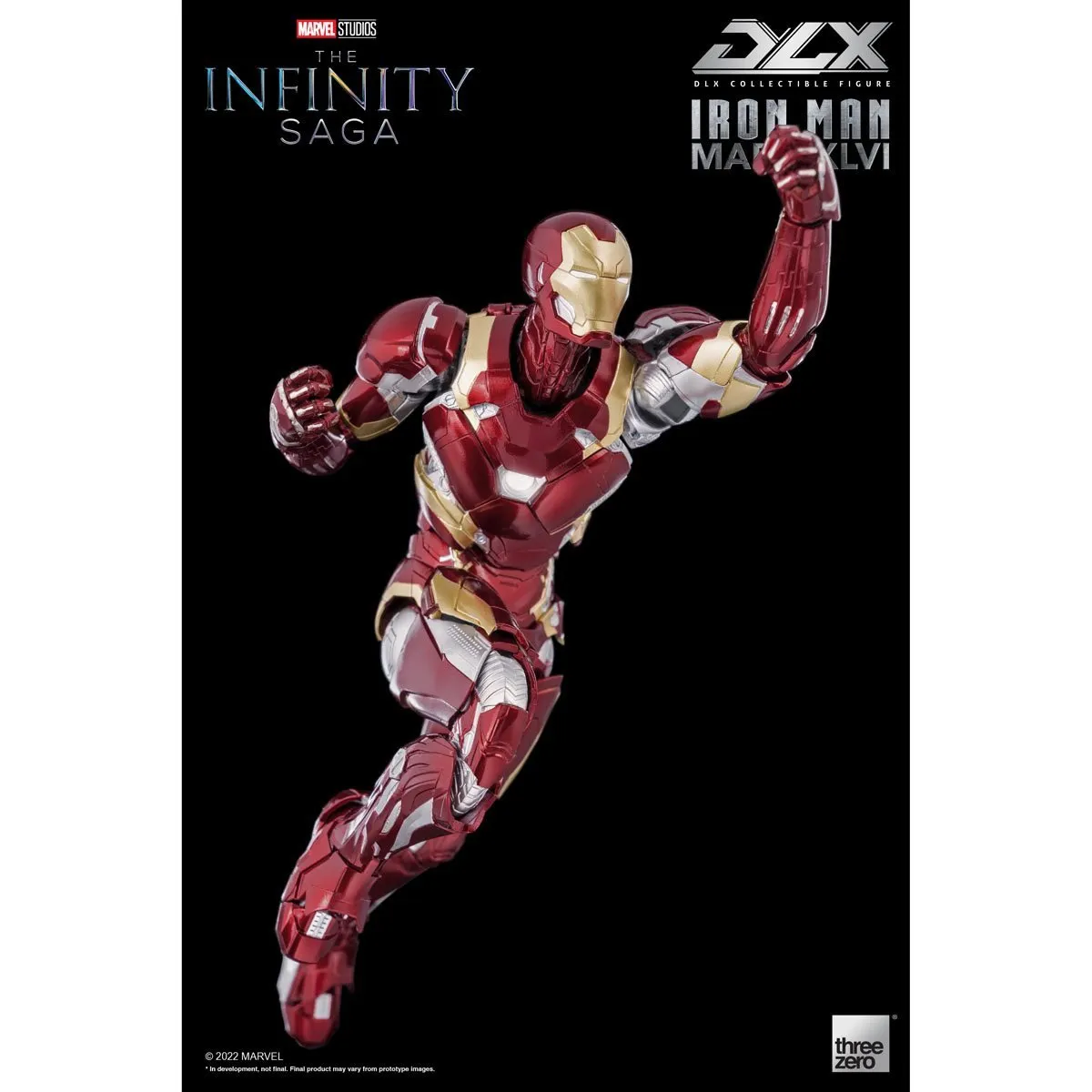 Avengers: Infinity Saga Iron Man Mark 46 DLX 1:12 Scale Action Figure - Threezero