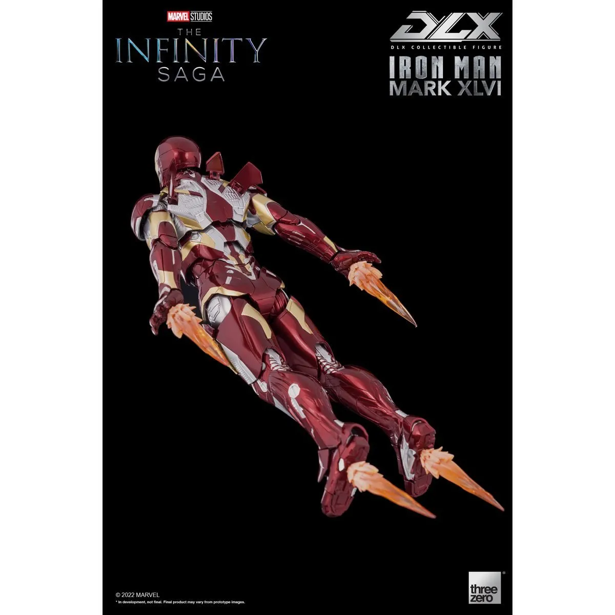 Avengers: Infinity Saga Iron Man Mark 46 DLX 1:12 Scale Action Figure - Threezero