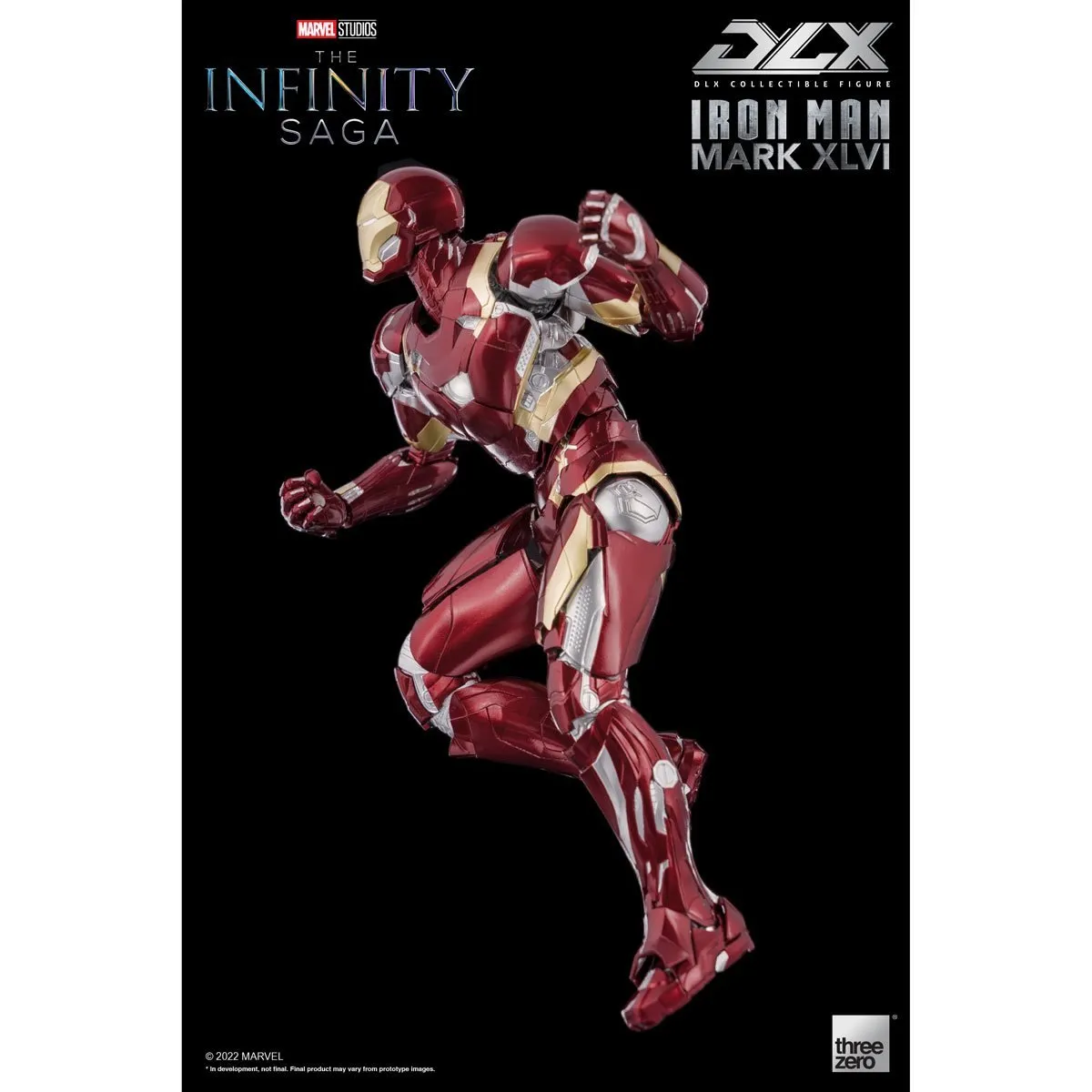 Avengers: Infinity Saga Iron Man Mark 46 DLX 1:12 Scale Action Figure - Threezero