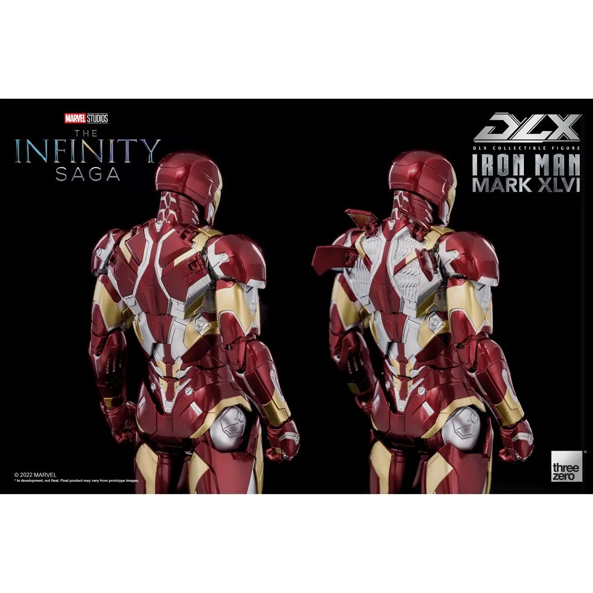 Avengers: Infinity Saga Iron Man Mark 46 DLX 1:12 Scale Action Figure - Threezero