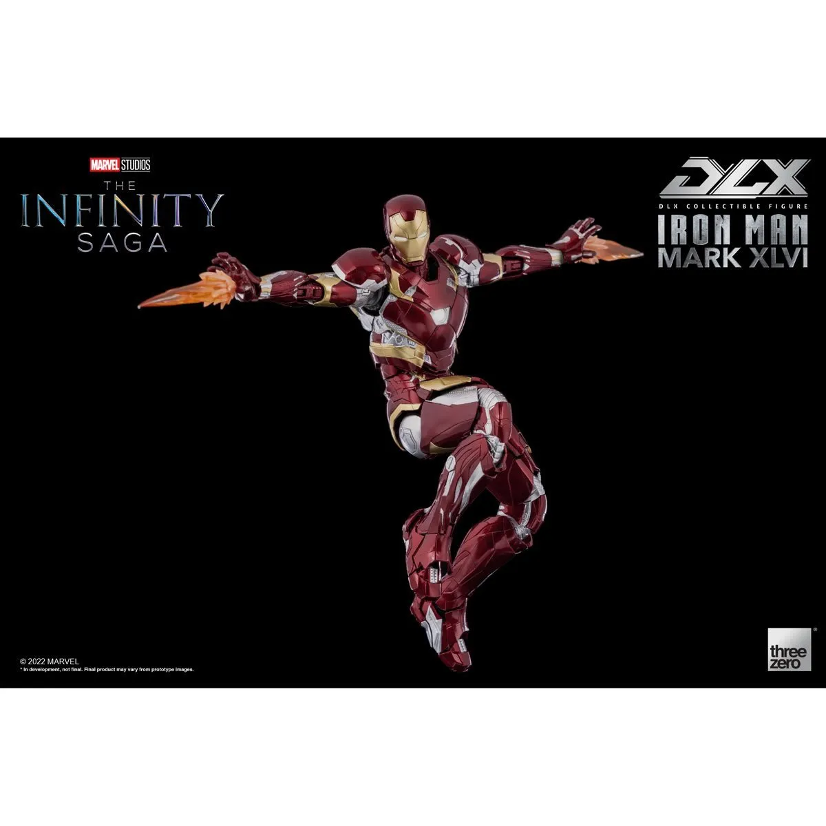 Avengers: Infinity Saga Iron Man Mark 46 DLX 1:12 Scale Action Figure - Threezero