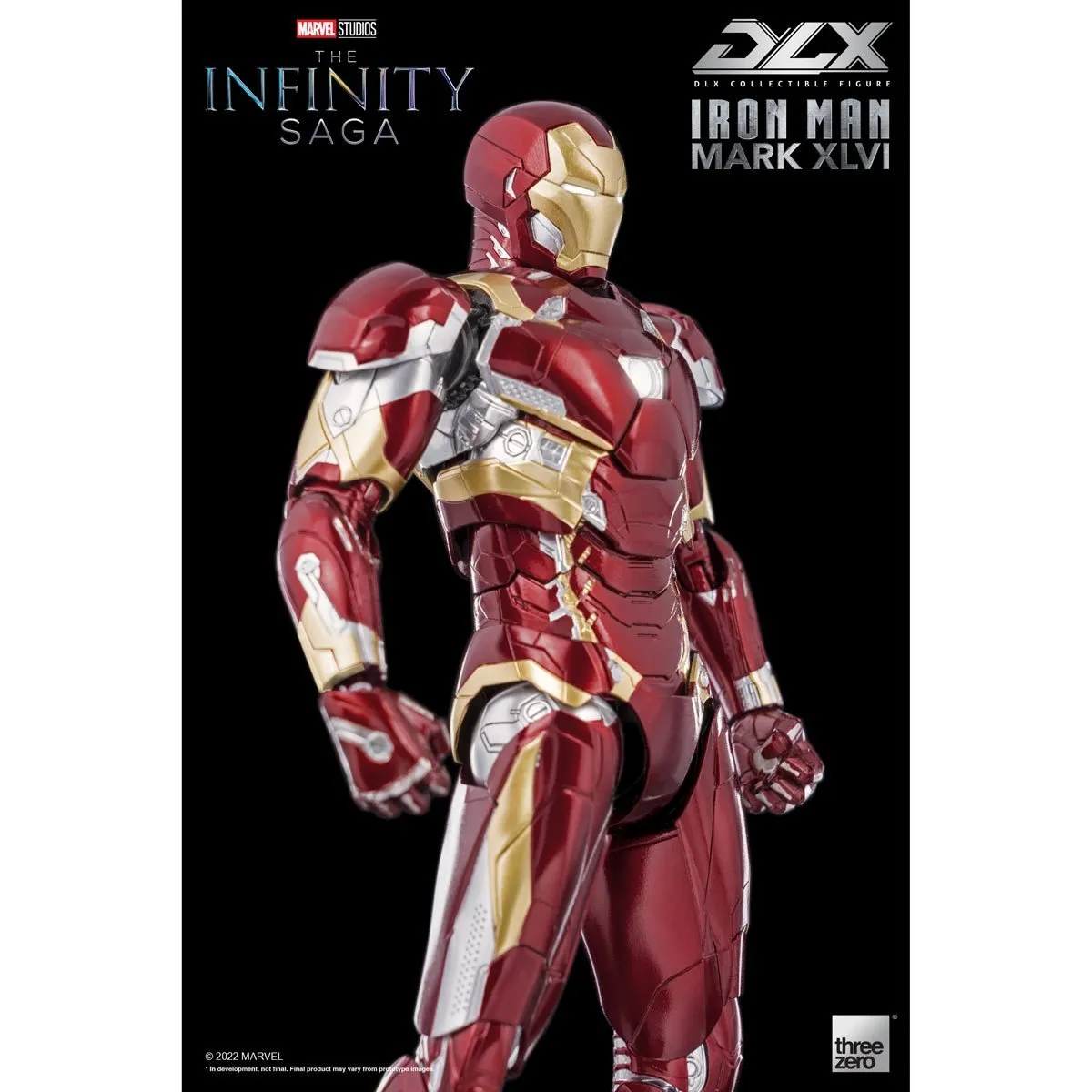 Avengers: Infinity Saga Iron Man Mark 46 DLX 1:12 Scale Action Figure - Threezero