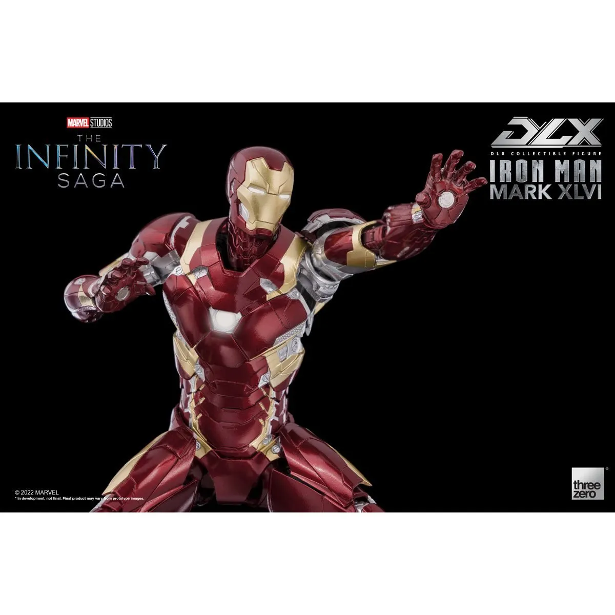 Avengers: Infinity Saga Iron Man Mark 46 DLX 1:12 Scale Action Figure - Threezero