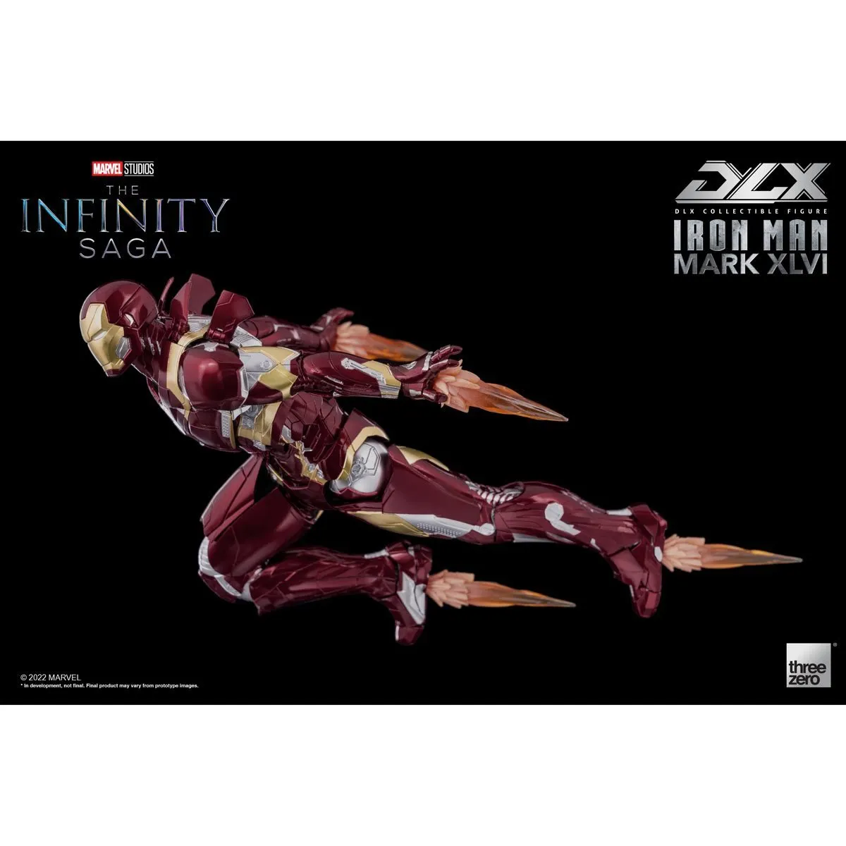 Avengers: Infinity Saga Iron Man Mark 46 DLX 1:12 Scale Action Figure - Threezero