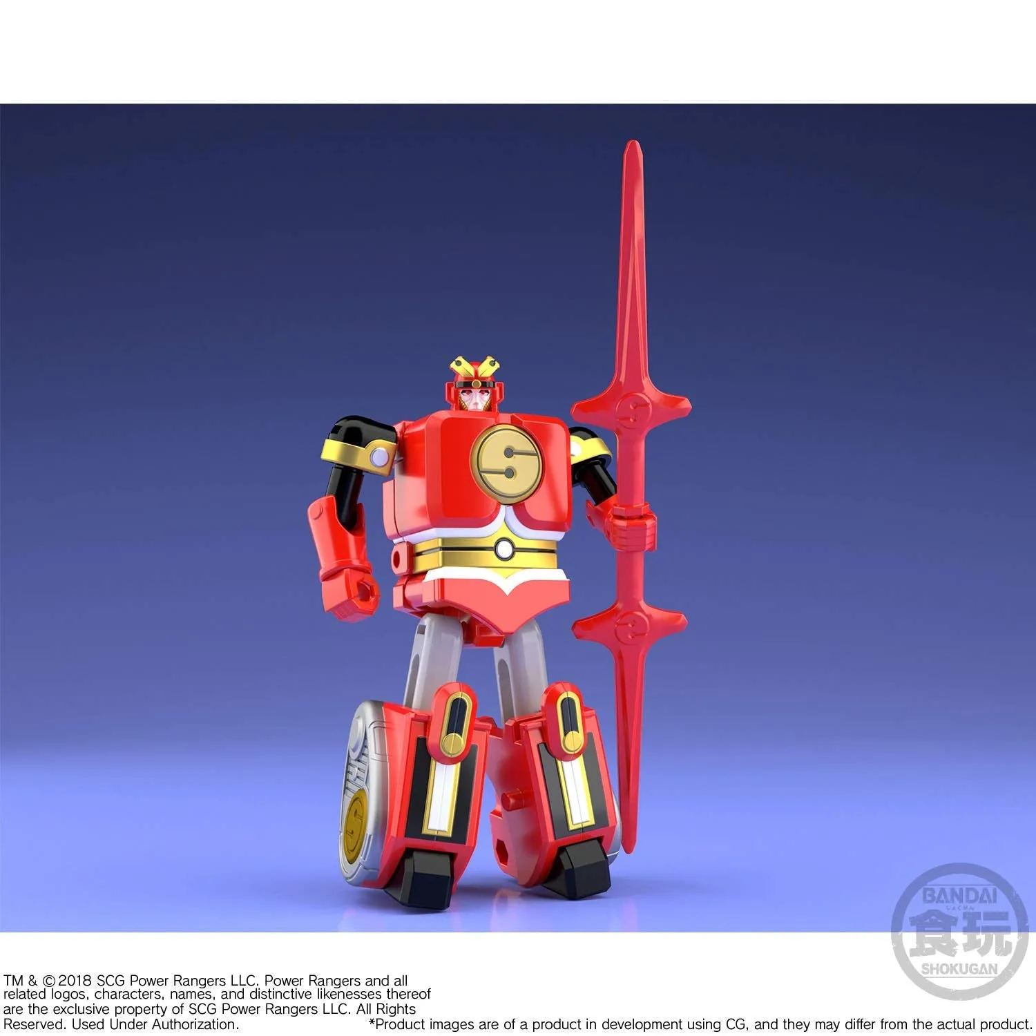 Bandai Shokugan Super MiniPla Power Rangers Ninja Megazord & Falconzord Model Kit