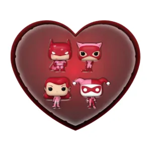 Batman: The Animated Series - Valentines Day US Exclusive Pocket Pop! 4-pack