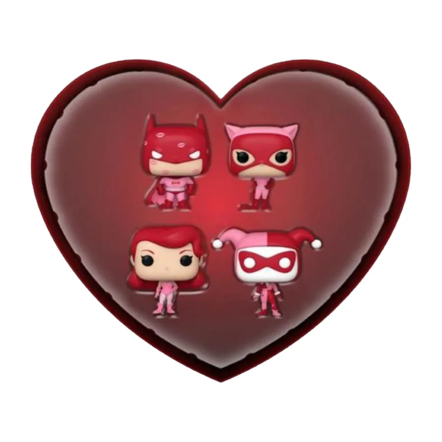 Batman: The Animated Series - Valentines Day US Exclusive Pocket Pop! 4-pack