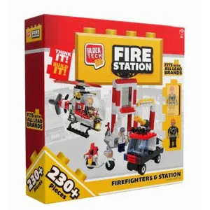 Block Tech Fire Station 230  Pieces