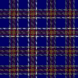 Blue Rust Tartan