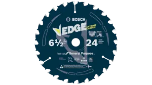 Bosch 6-1/2 In. 24 Tooth Edge Circular Saw Blade for General Purpose