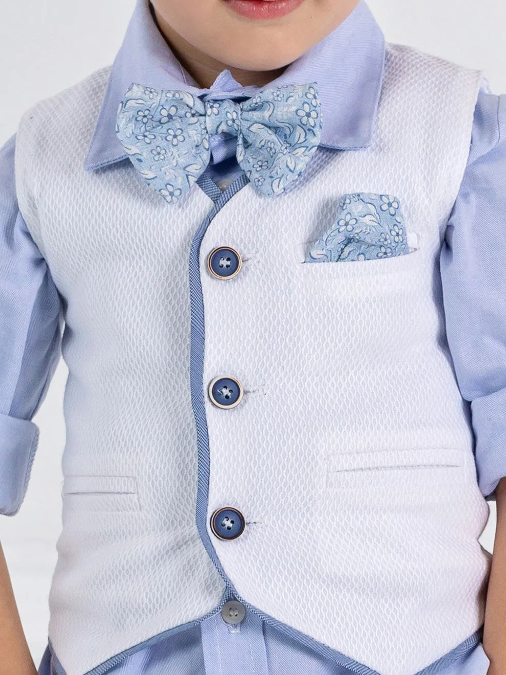 Boy's Baptism outfit set 6pcs - BASILE