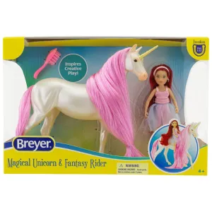 Breyer Magical Unicorn Sky & Fantasy Rider