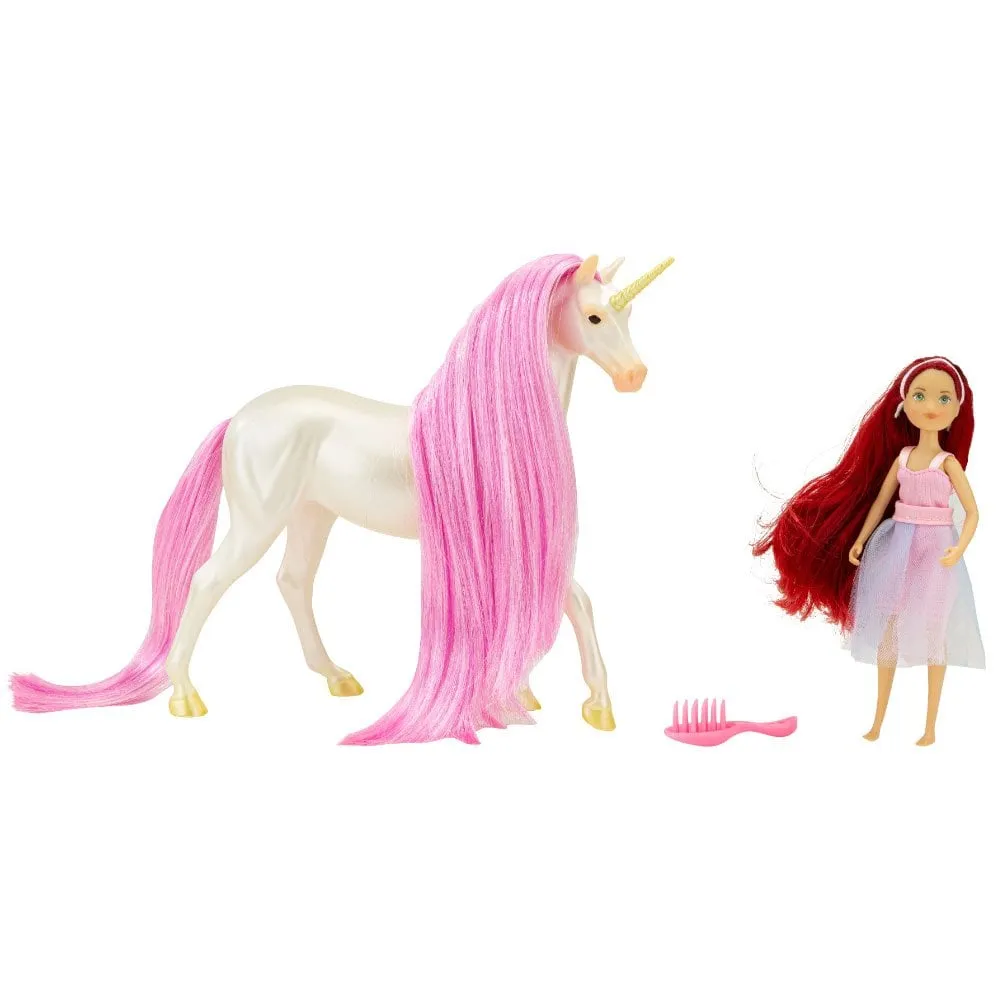 Breyer Magical Unicorn Sky & Fantasy Rider