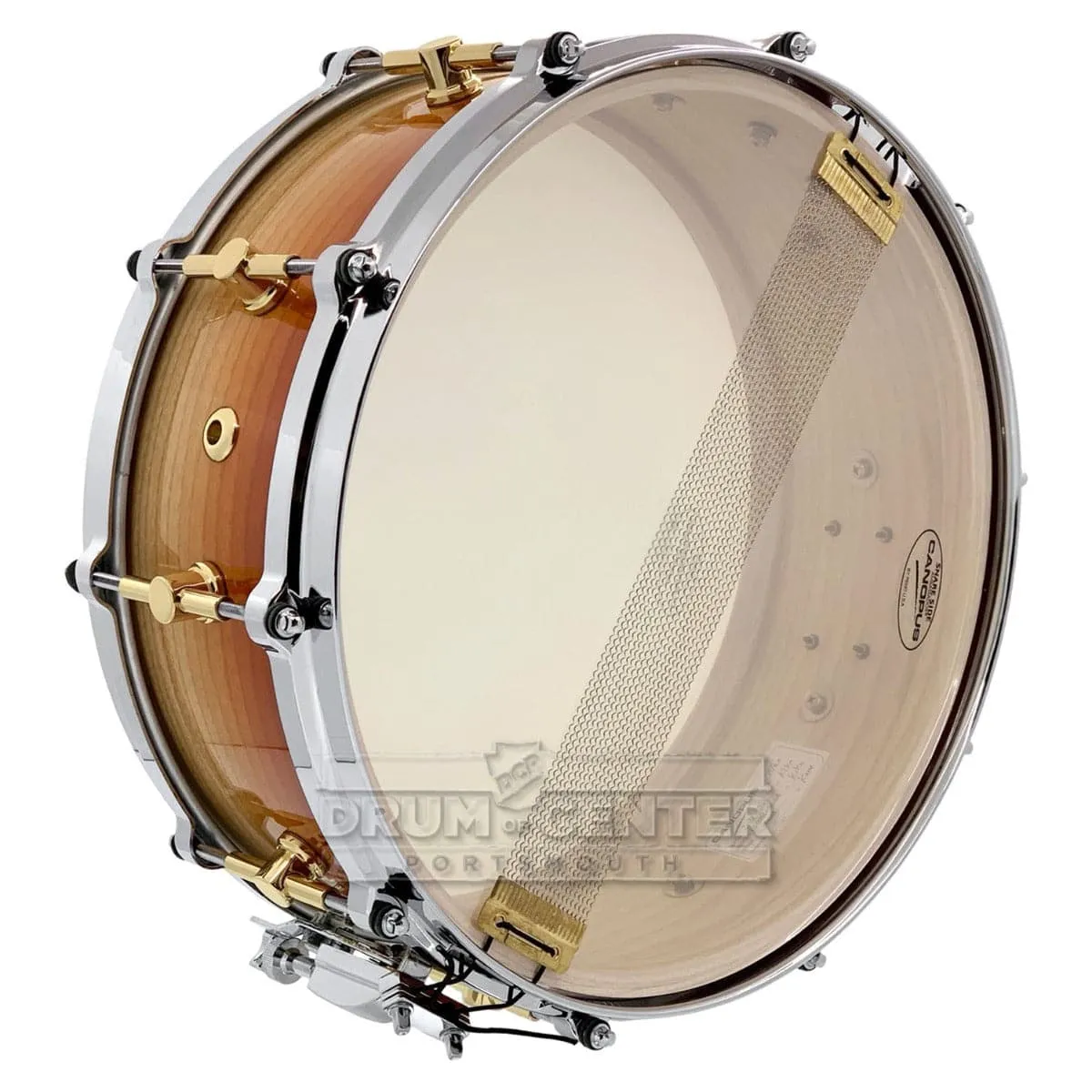 Canopus Limited Edition 1ply Ash Snare Drum 14x5.5 Caramel Fade Lacquer