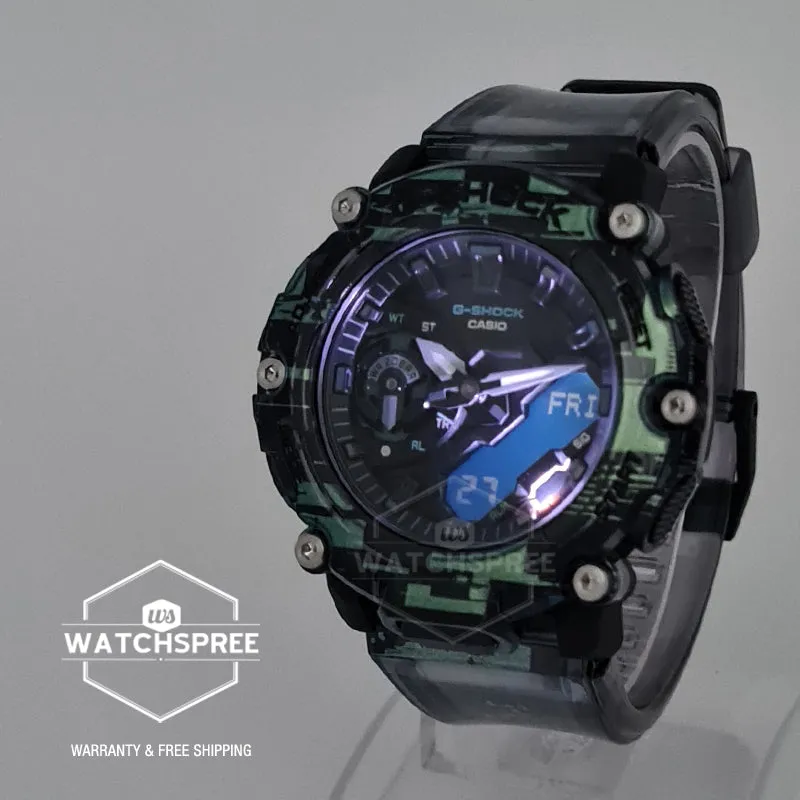 Casio G-Shock Carbon Core Guard Structure Naughty Noise Series Watch GA2200NN-1A GA-2200NN-1A