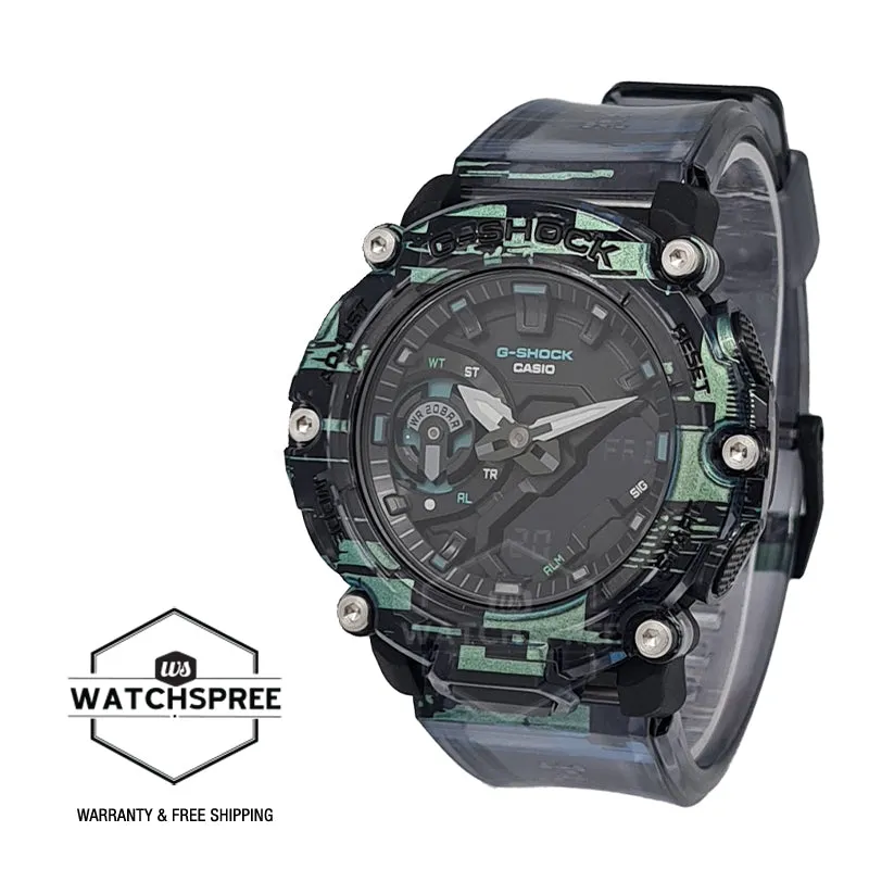 Casio G-Shock Carbon Core Guard Structure Naughty Noise Series Watch GA2200NN-1A GA-2200NN-1A