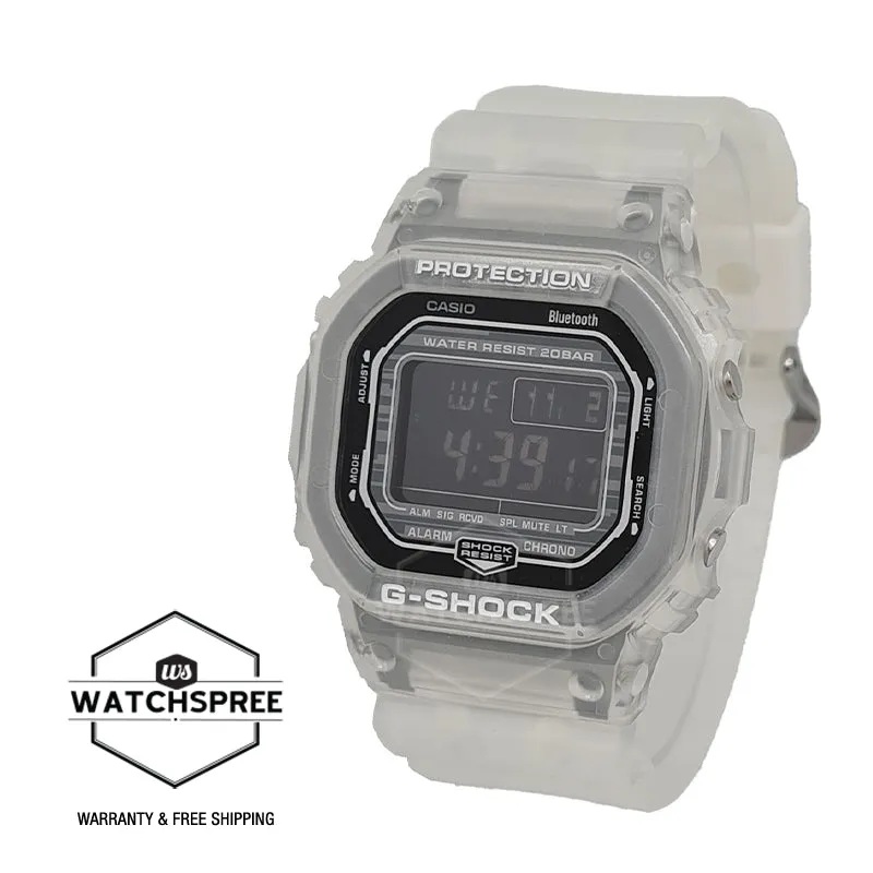 Casio G-Shock DWB-5600 Lineup BluetoothÇ???Ç??€¸’??????Ç???Ç??€¸Ç???ƒ?ªÇæ White Translucent Gradated Resin Band Watch DWB5600G-7D DW-B5600G-7D DW-B5600G-7