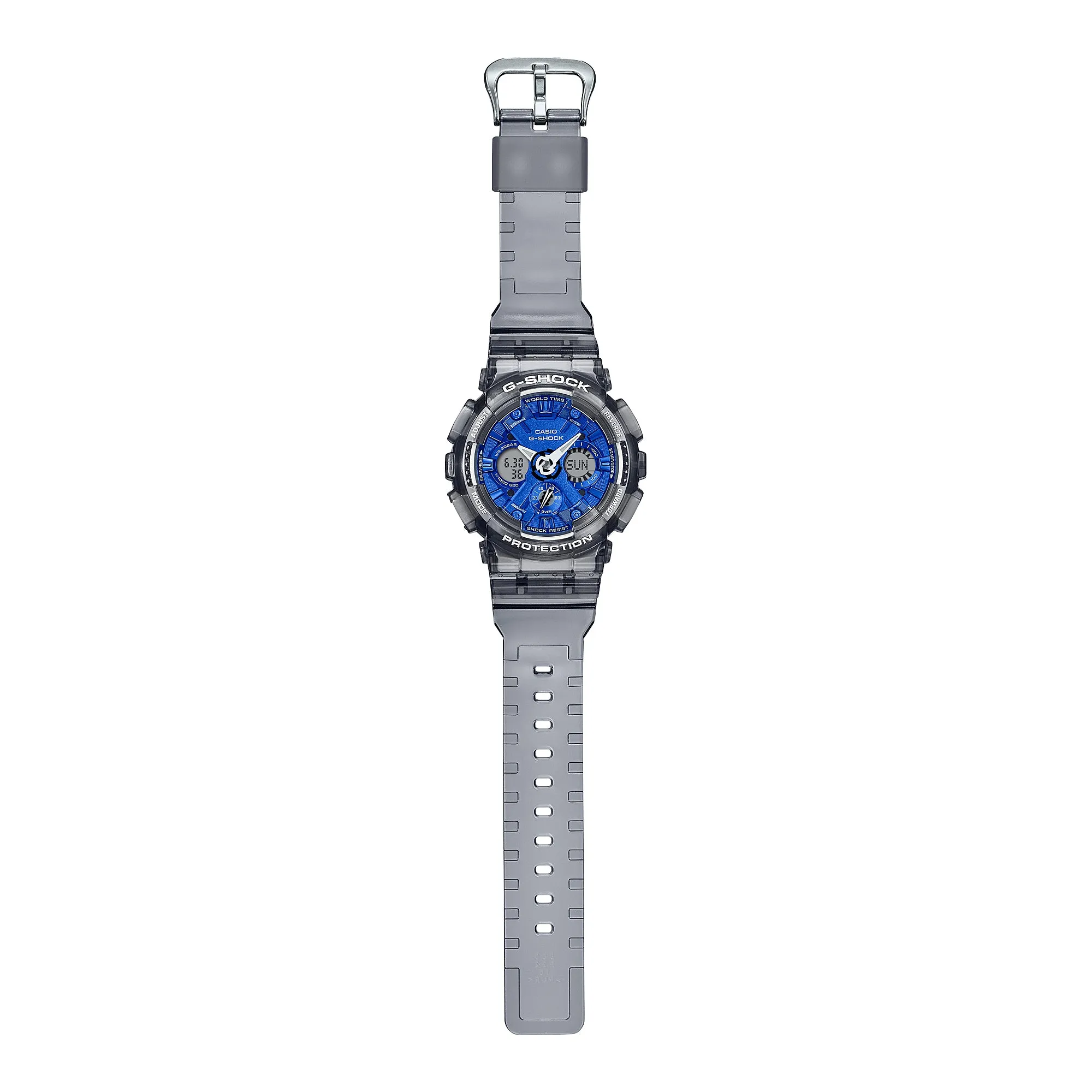 Casio G-Shock for Ladies' Grey Translucent Resin Band Watch GMAS120TB-8A GMA-S120TB-8A