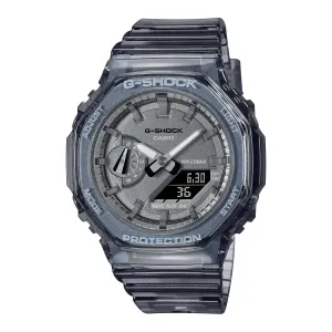 Casio G-Shock for Ladies' Metallic Translucent Design Series Carbon Core Guard Structure Black Translucent Resin Band Watch GMAS2100SK-1A GMA-S2100SK-1A