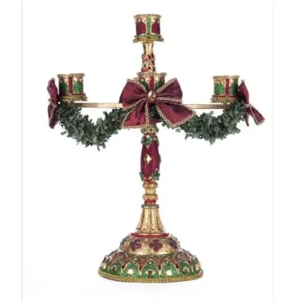 Christmas Castle Candelabra 28-428252