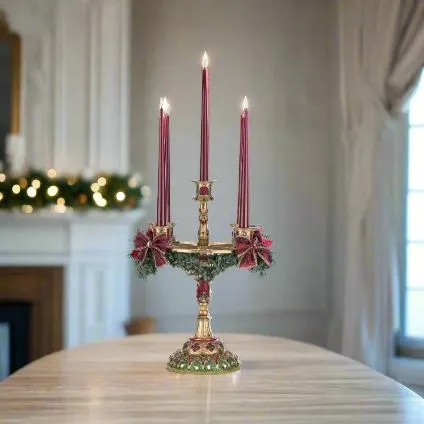 Christmas Castle Candelabra 28-428252