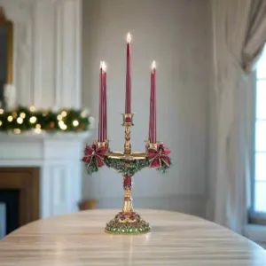 Christmas Castle Candelabra 28-428252