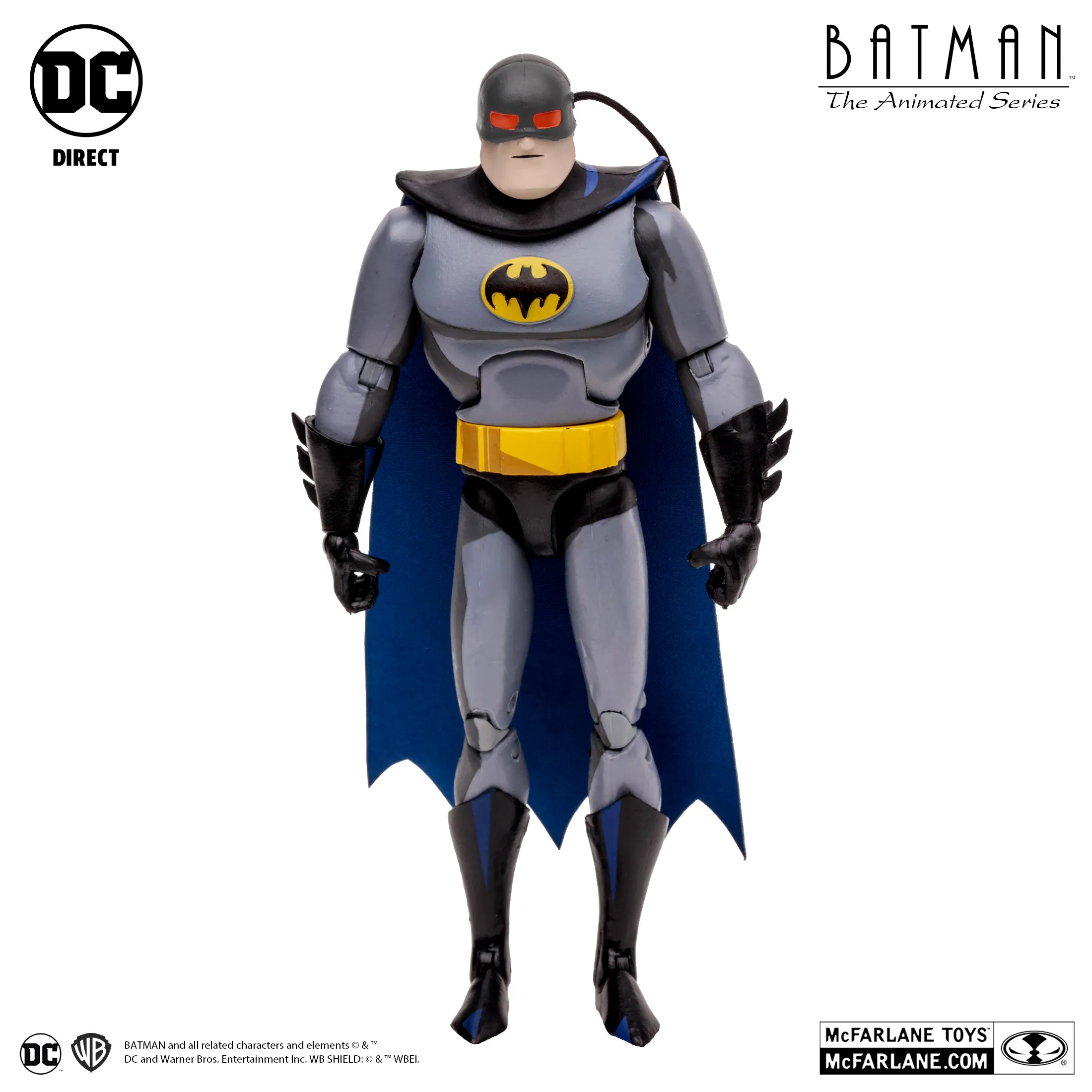 DC Comics Batman The Animated Series: Batman (Blind as a Bat) (Lock-Up BAF) 7" Inch Scale Action Figure - McFarlane Toys (Target Exclusive)