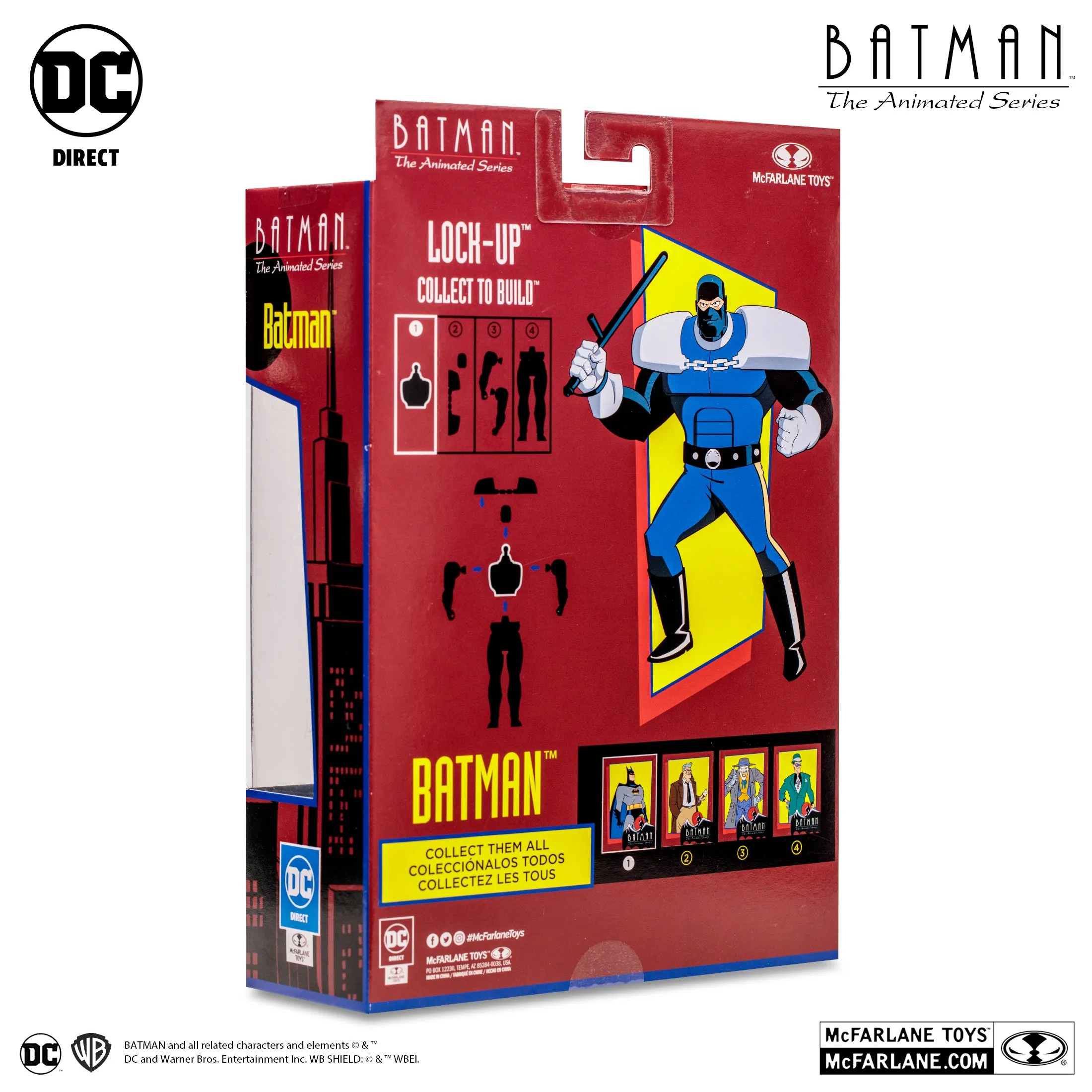 DC Comics Batman The Animated Series: Batman (Blind as a Bat) (Lock-Up BAF) 7" Inch Scale Action Figure - McFarlane Toys (Target Exclusive)