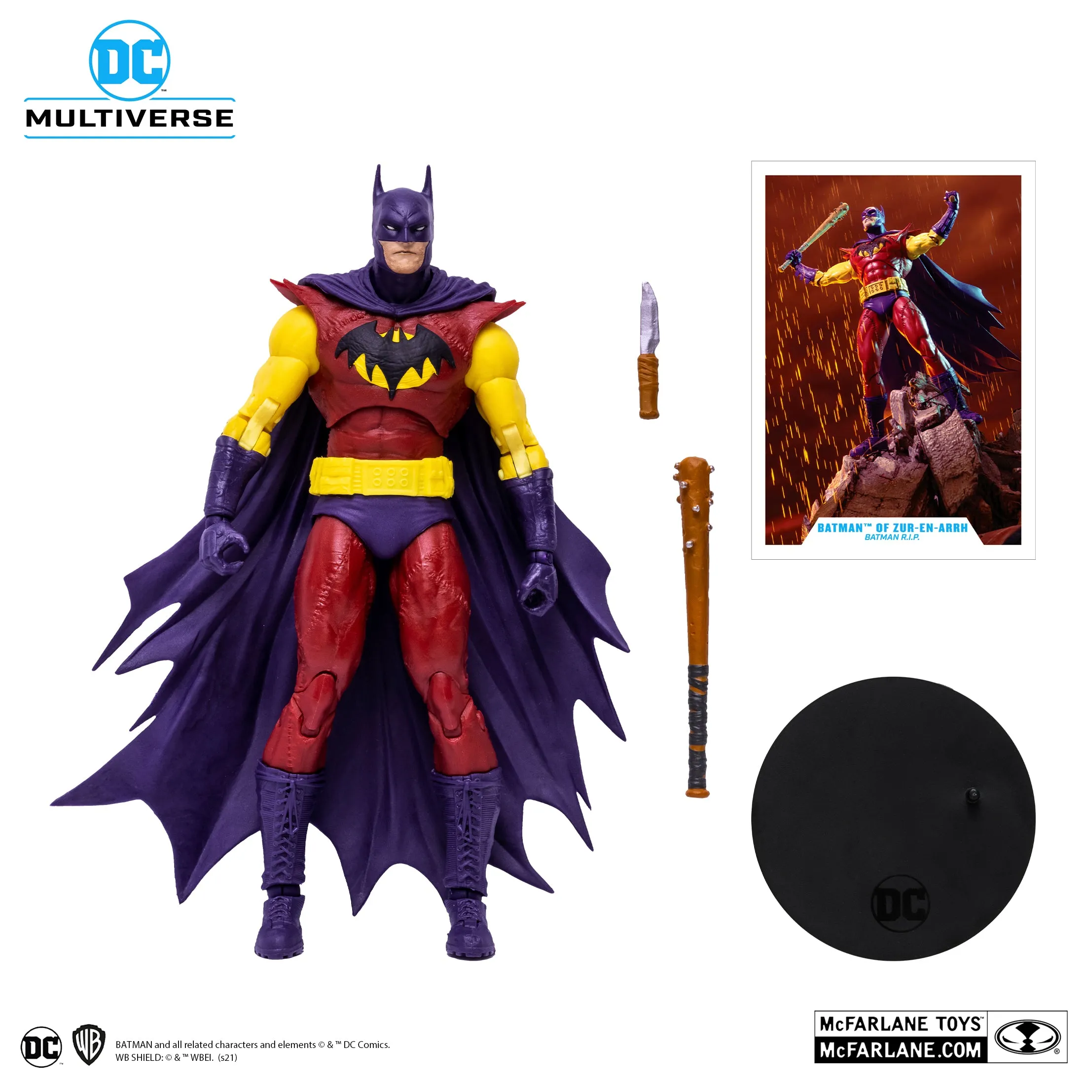 DC Multiverse Batman Of Zur-En-Arrh 7" Inch Scale Action Figure (Target Exclusive) - McFarlane Toys