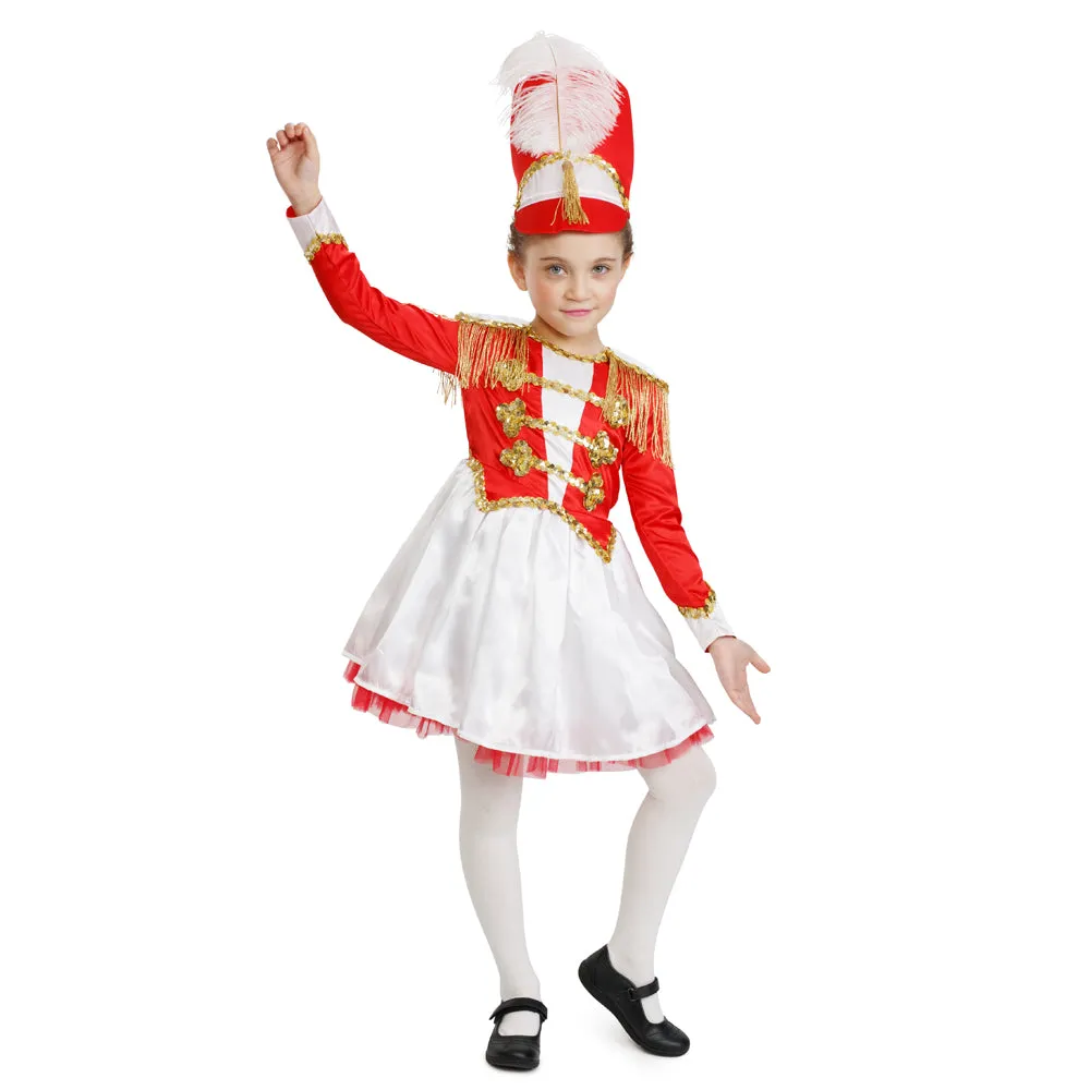 Girls Fancy Drum Majorette Costume