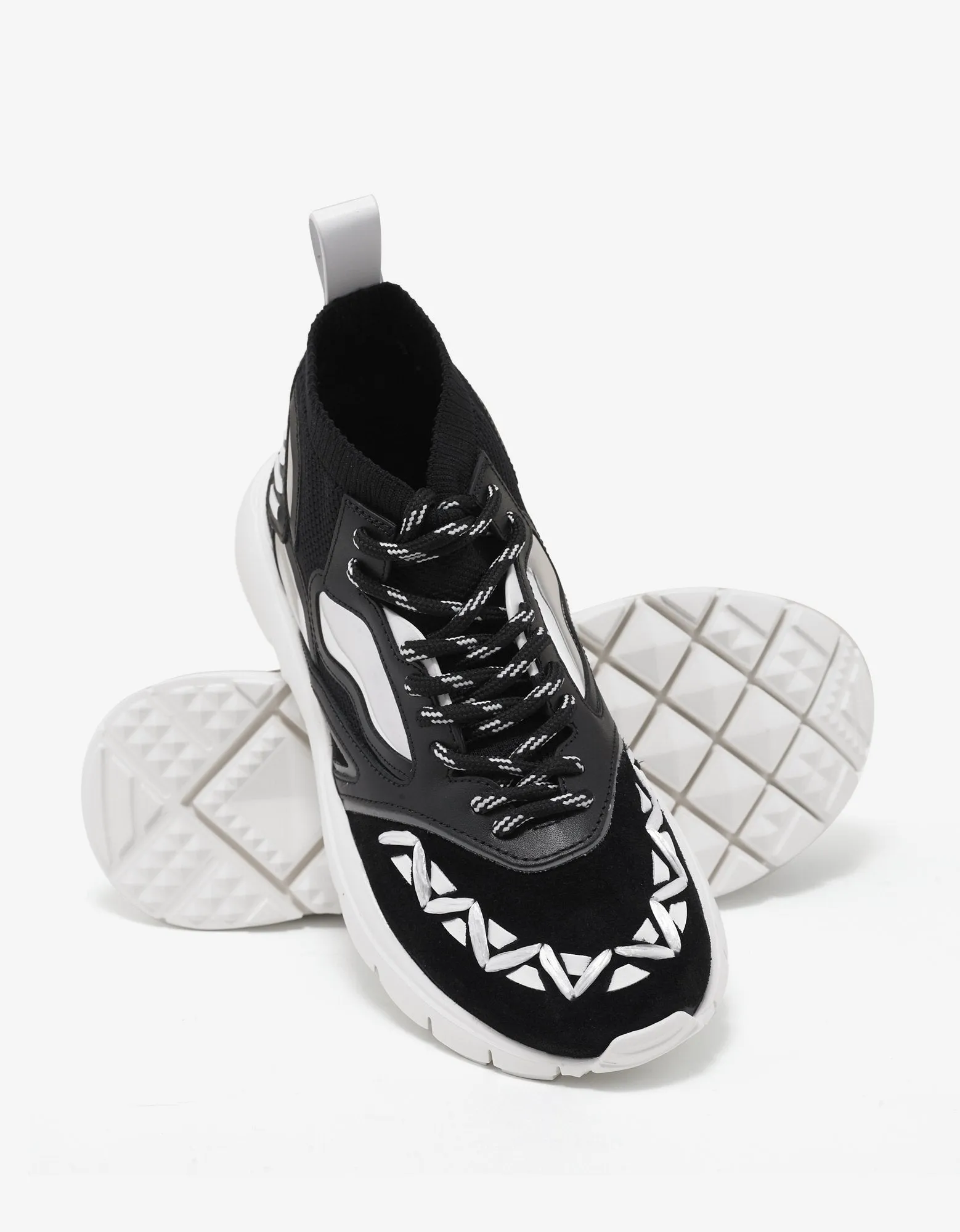 Heroes Reflex Black High Top Trainers