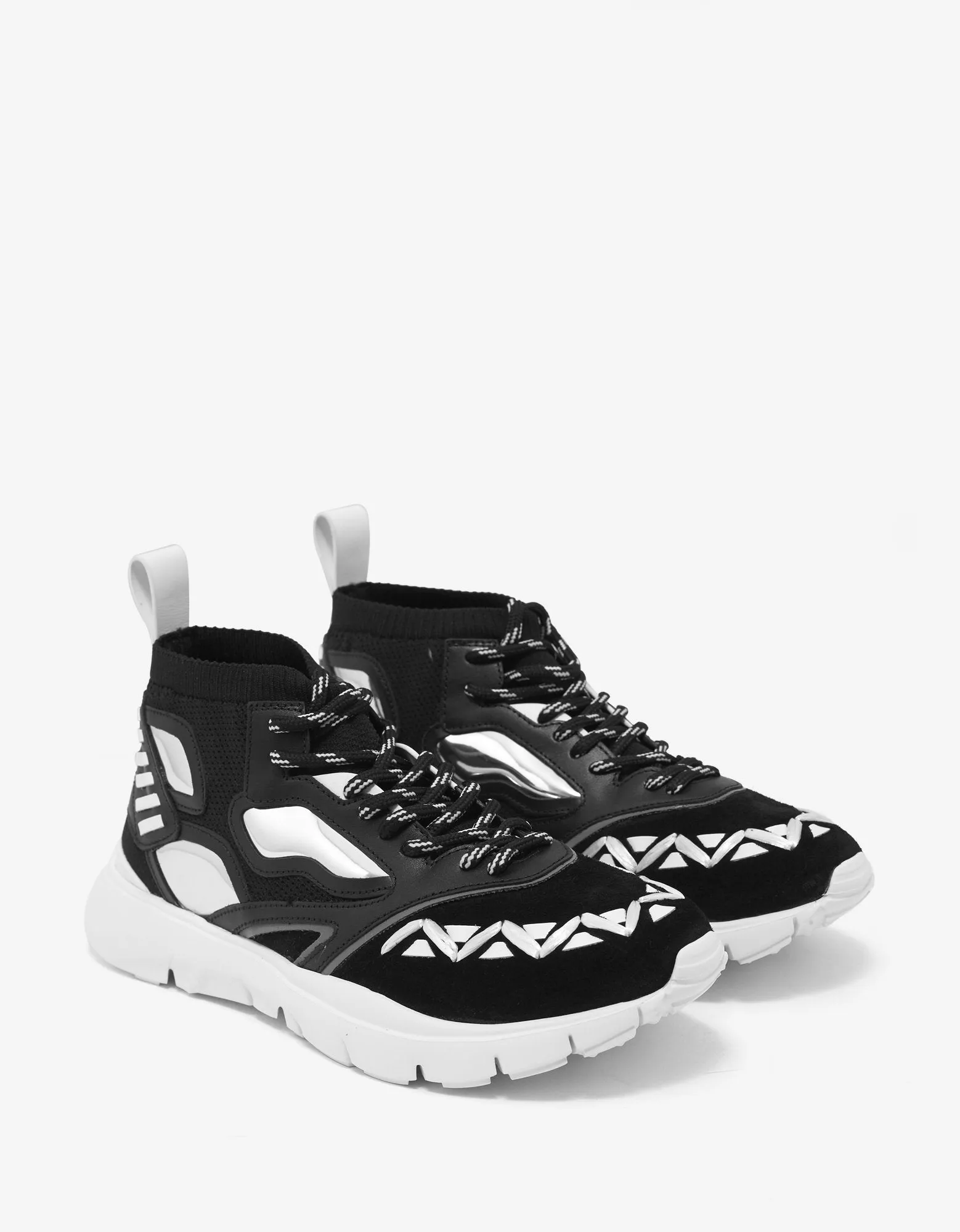 Heroes Reflex Black High Top Trainers