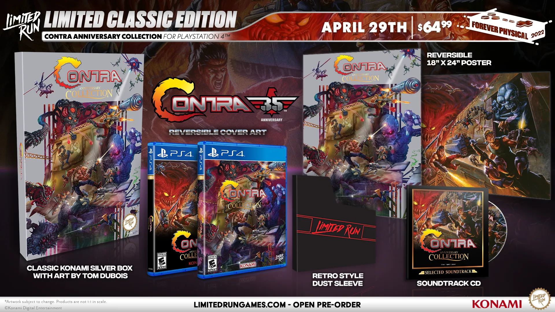 Limited Run #446: Contra Anniversary Collection Classic Edition (PS4)