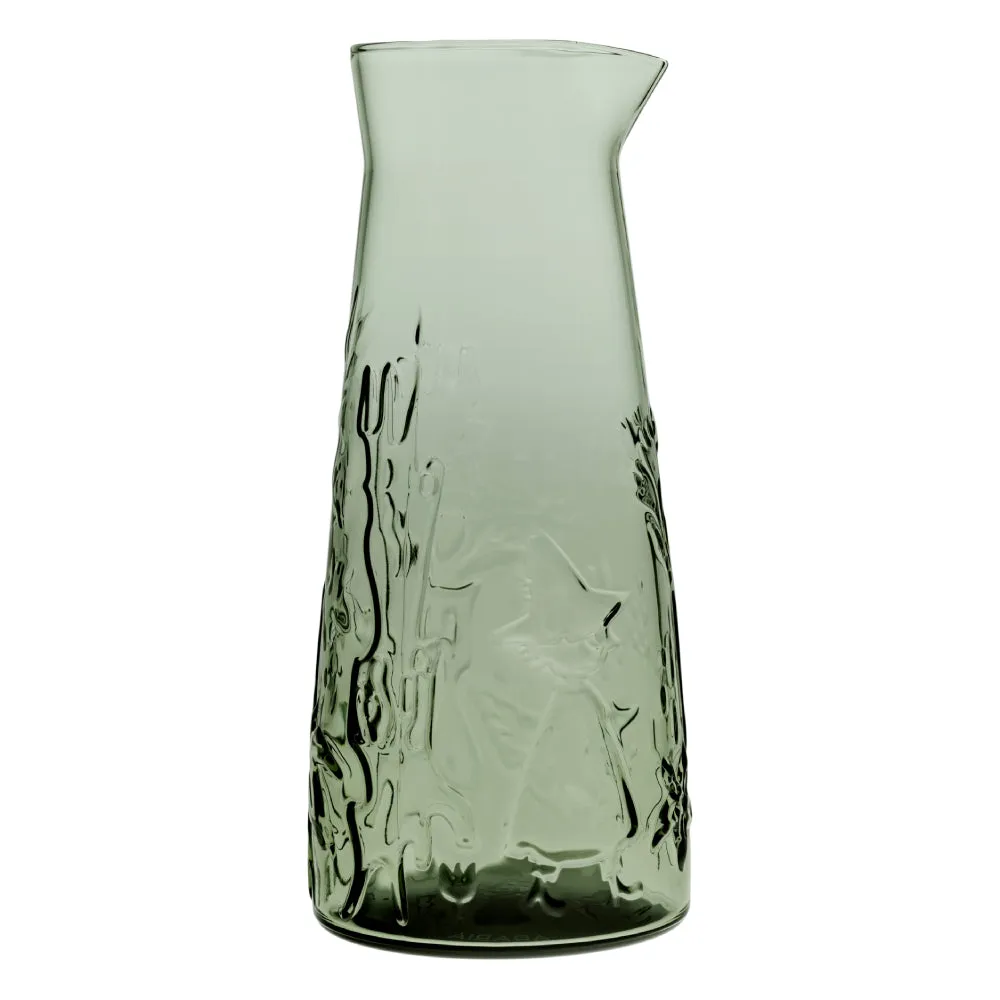 Moomin Pine Green Glass Pitcher 100 cl