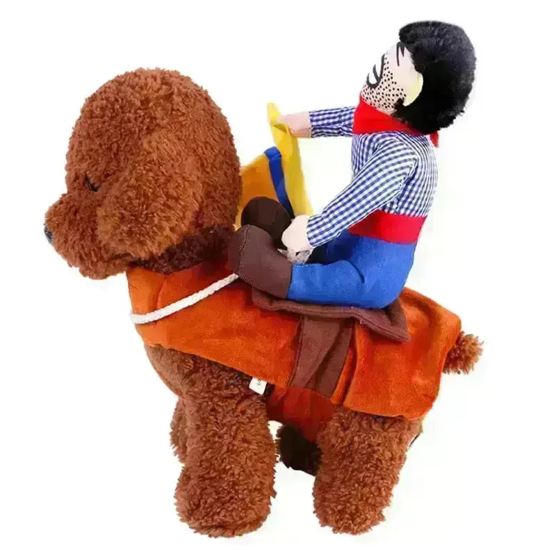 Novelty Cowboy Rider Pet Costume