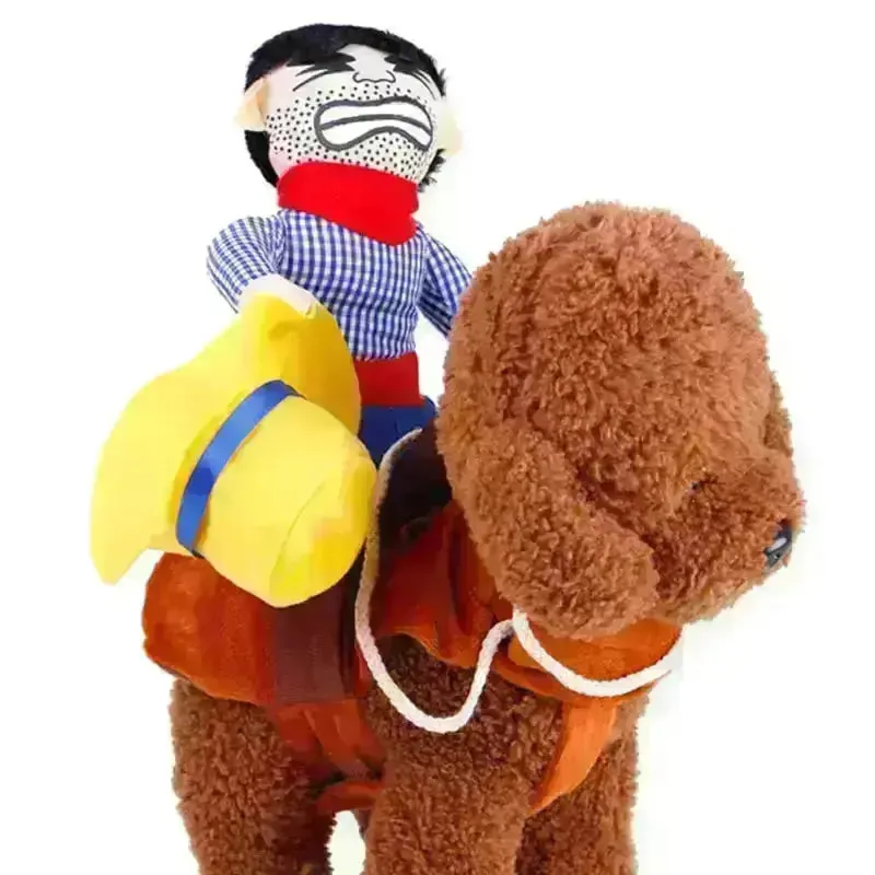 Novelty Cowboy Rider Pet Costume