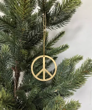 Peace Sign Ornament