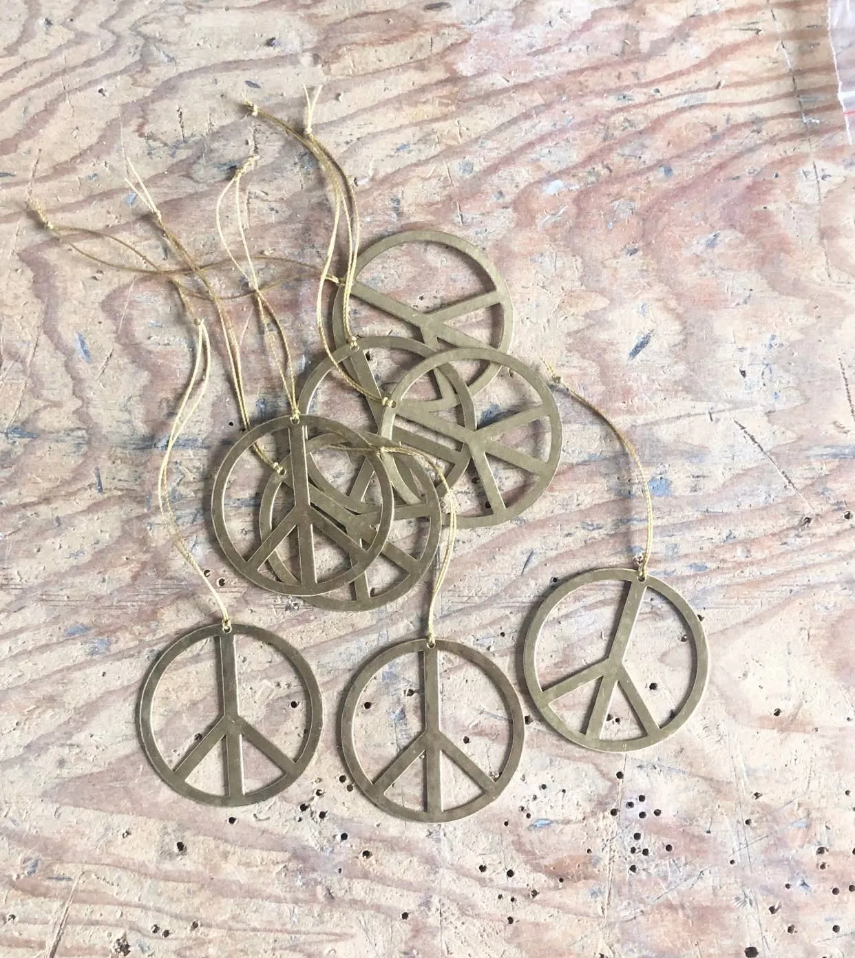 Peace Sign Ornament