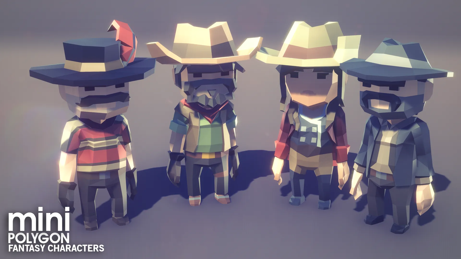 POLYGON MINI - Fantasy Characters Pack