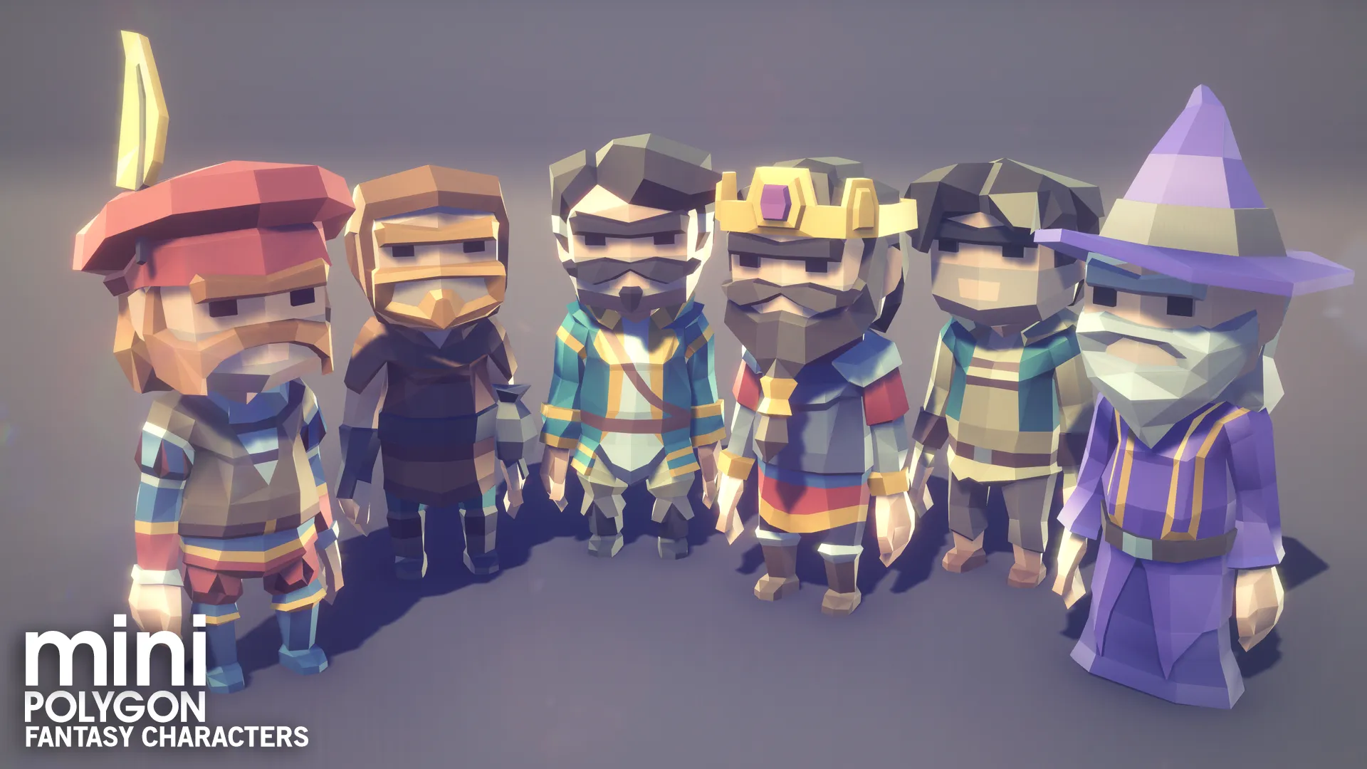 POLYGON MINI - Fantasy Characters Pack