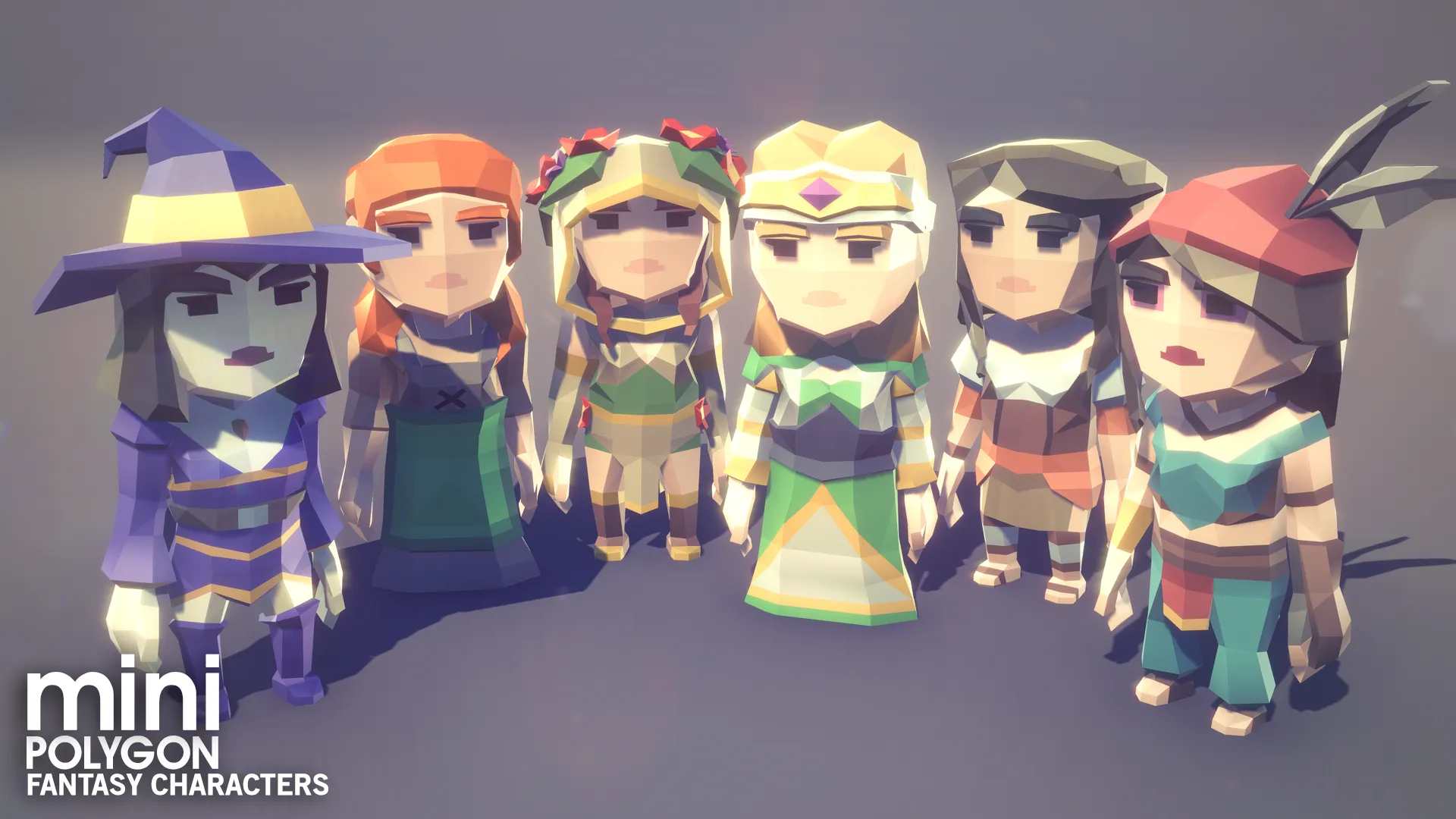 POLYGON MINI - Fantasy Characters Pack