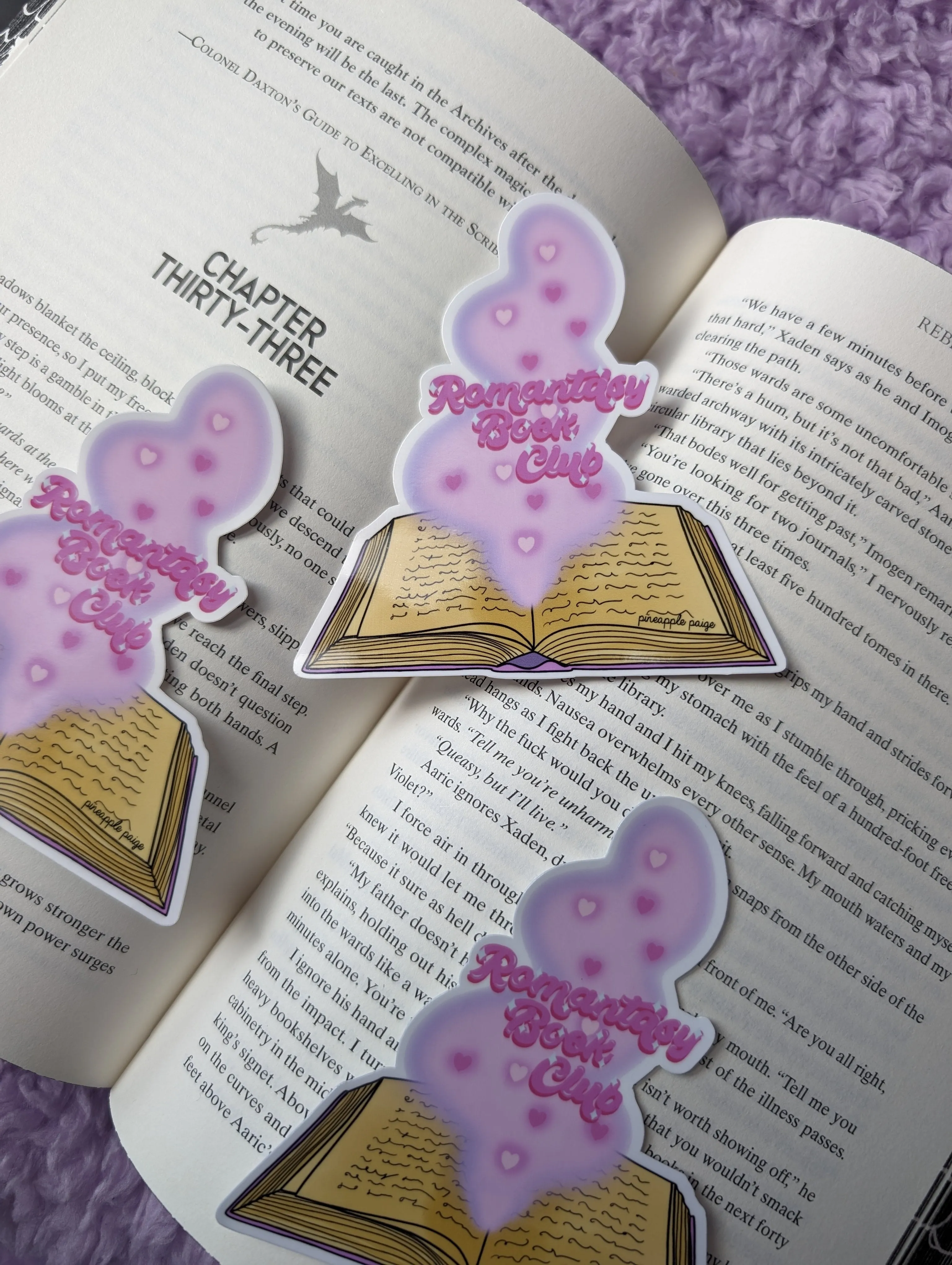 Romantasy Book Club Sticker