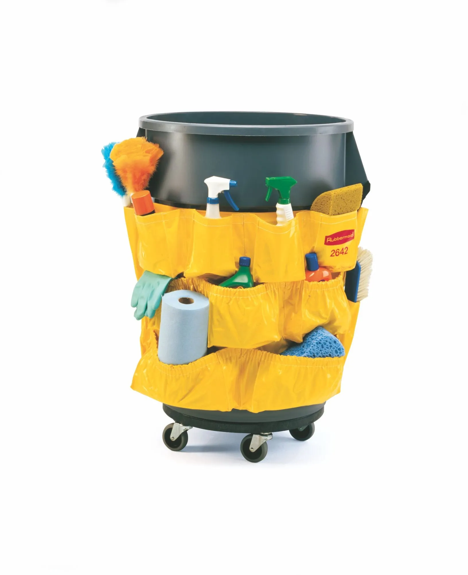 RUBBERMAID CADDY BAG YELLOW for 32 & 44gal CONT